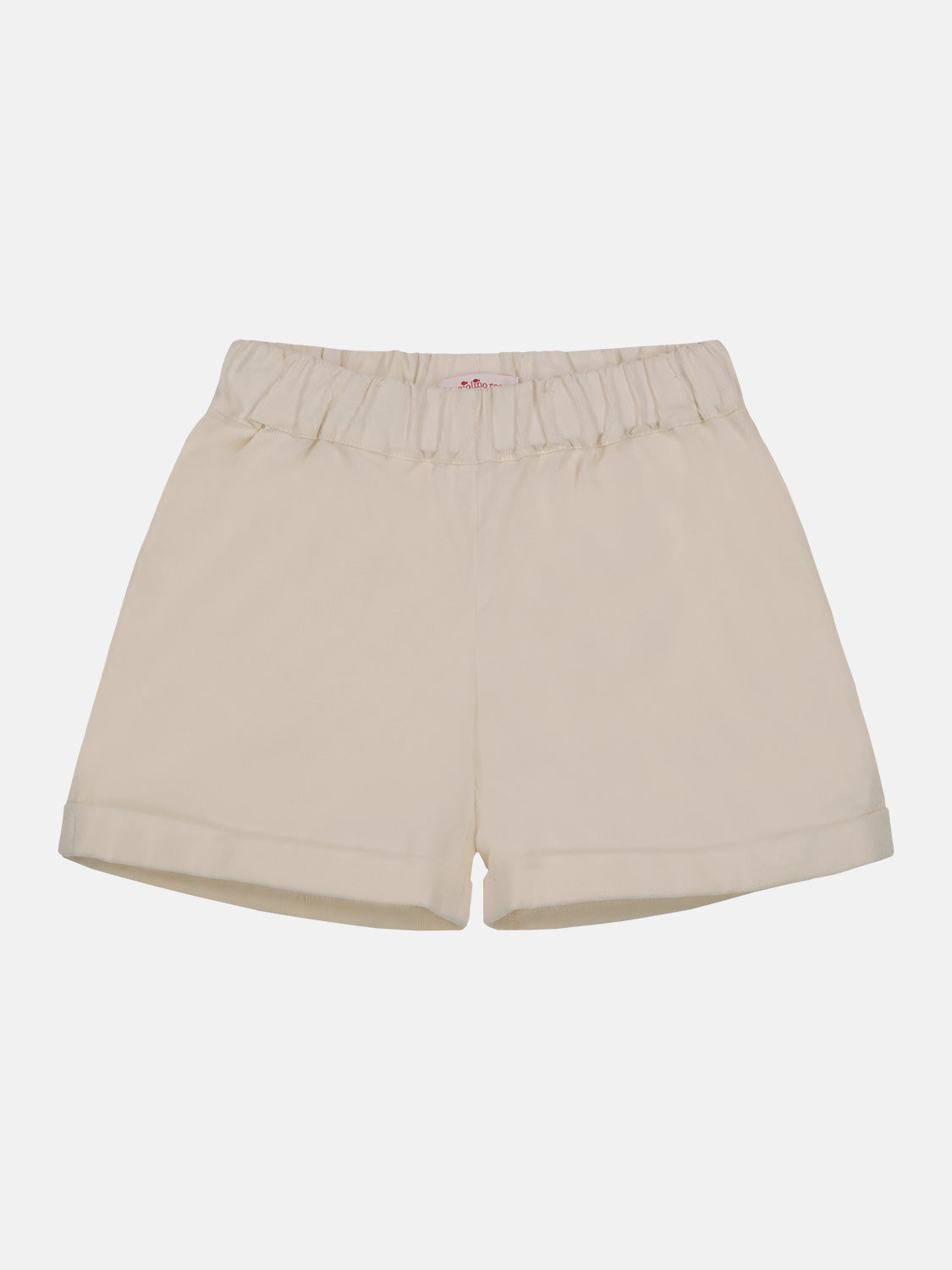 Shorts Velluto Panna