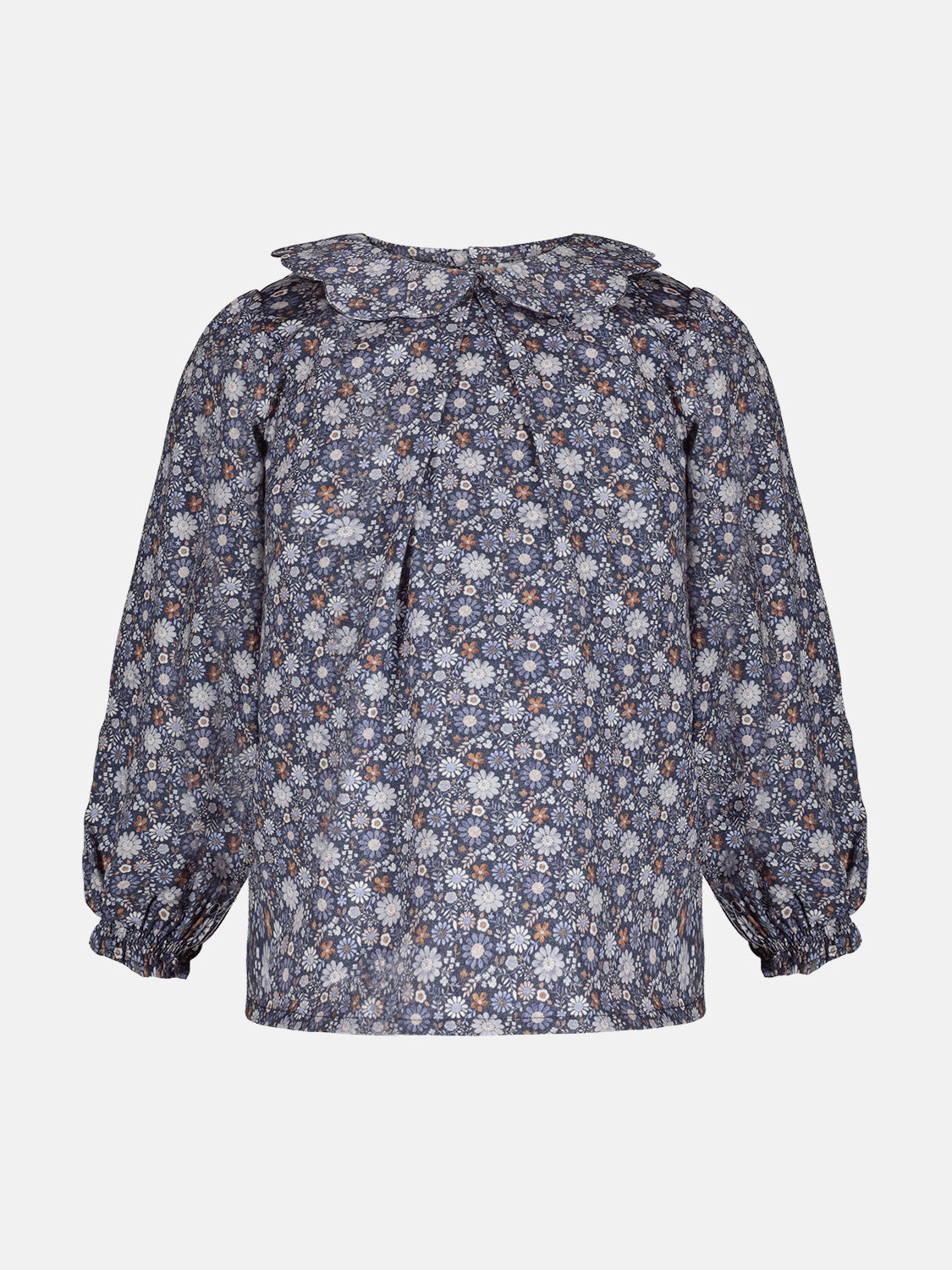 Baby Girl Blouse C/Waves Flannel Blue