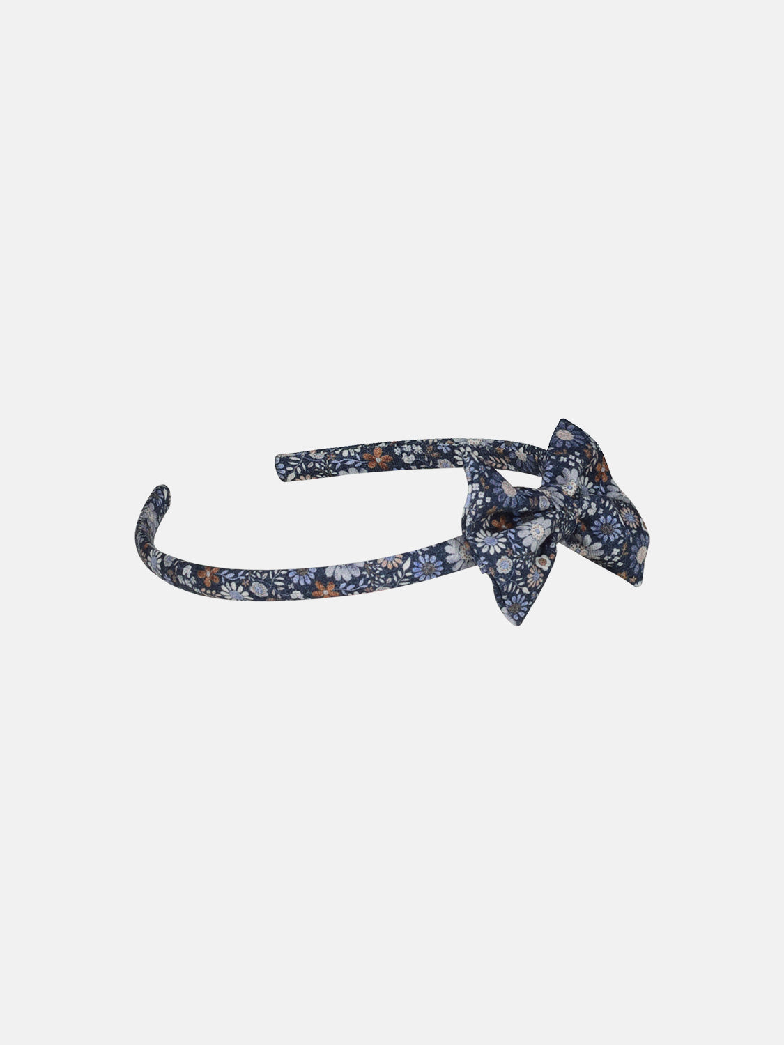 Small Blue Flannel Headband
