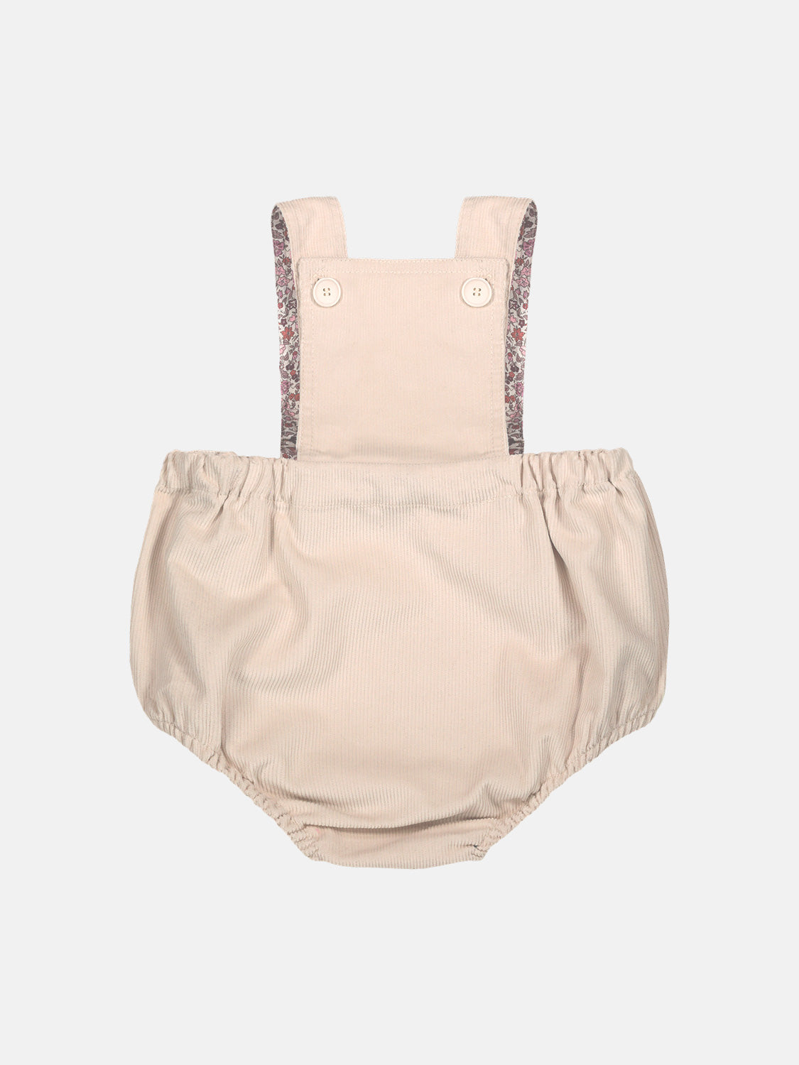 Stone Velvet Baby Girl Dungarees