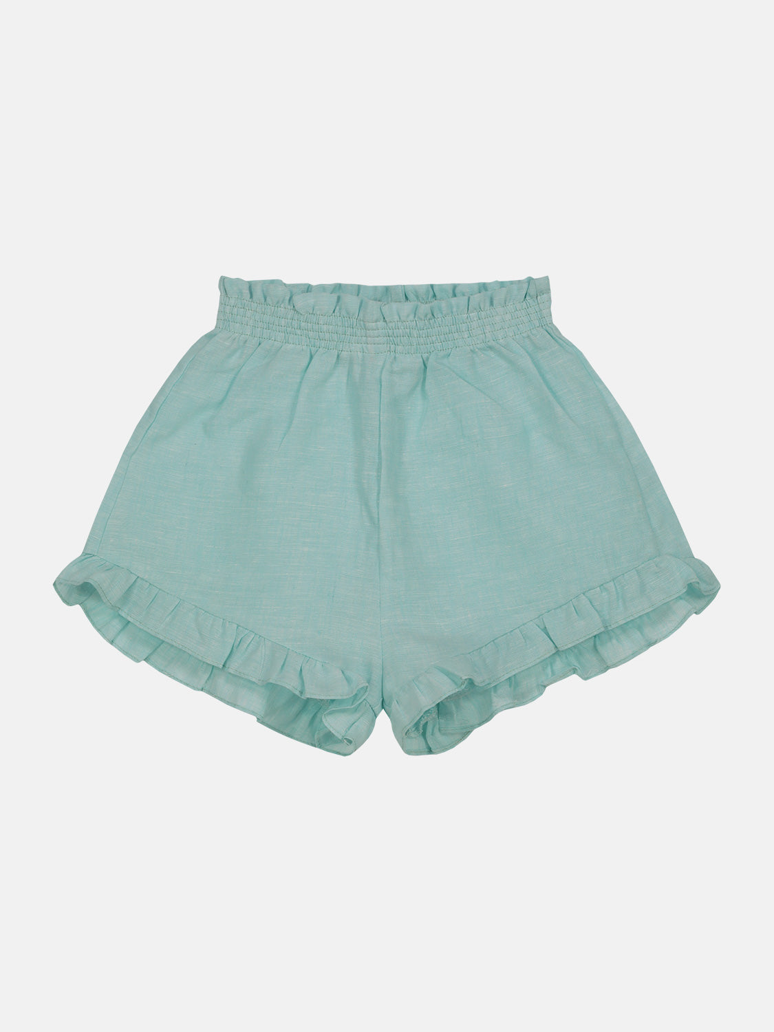 Shorts Farfalla Lino Menta