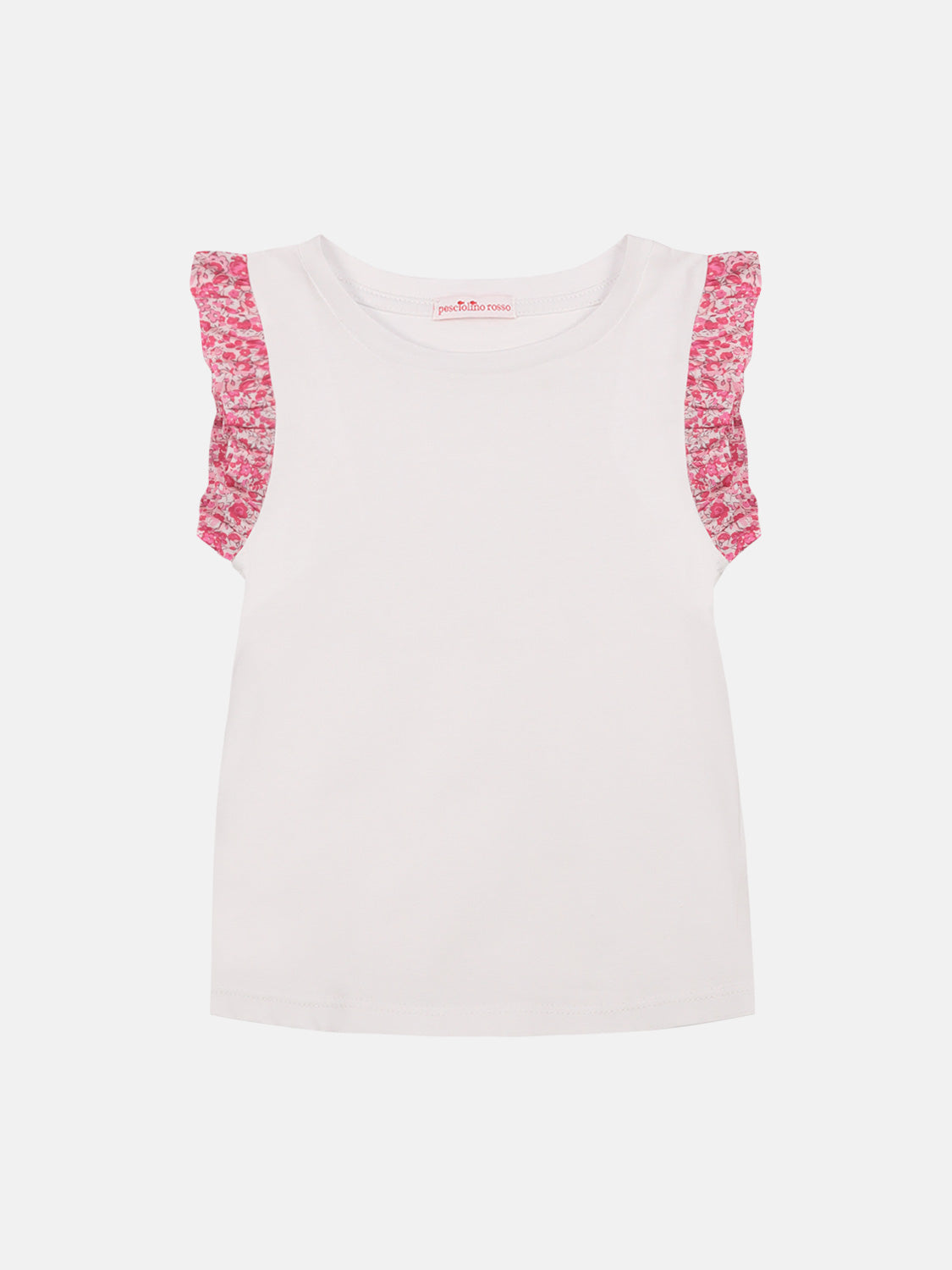 T-shirt Manica rouche Liberty Emma Lampone