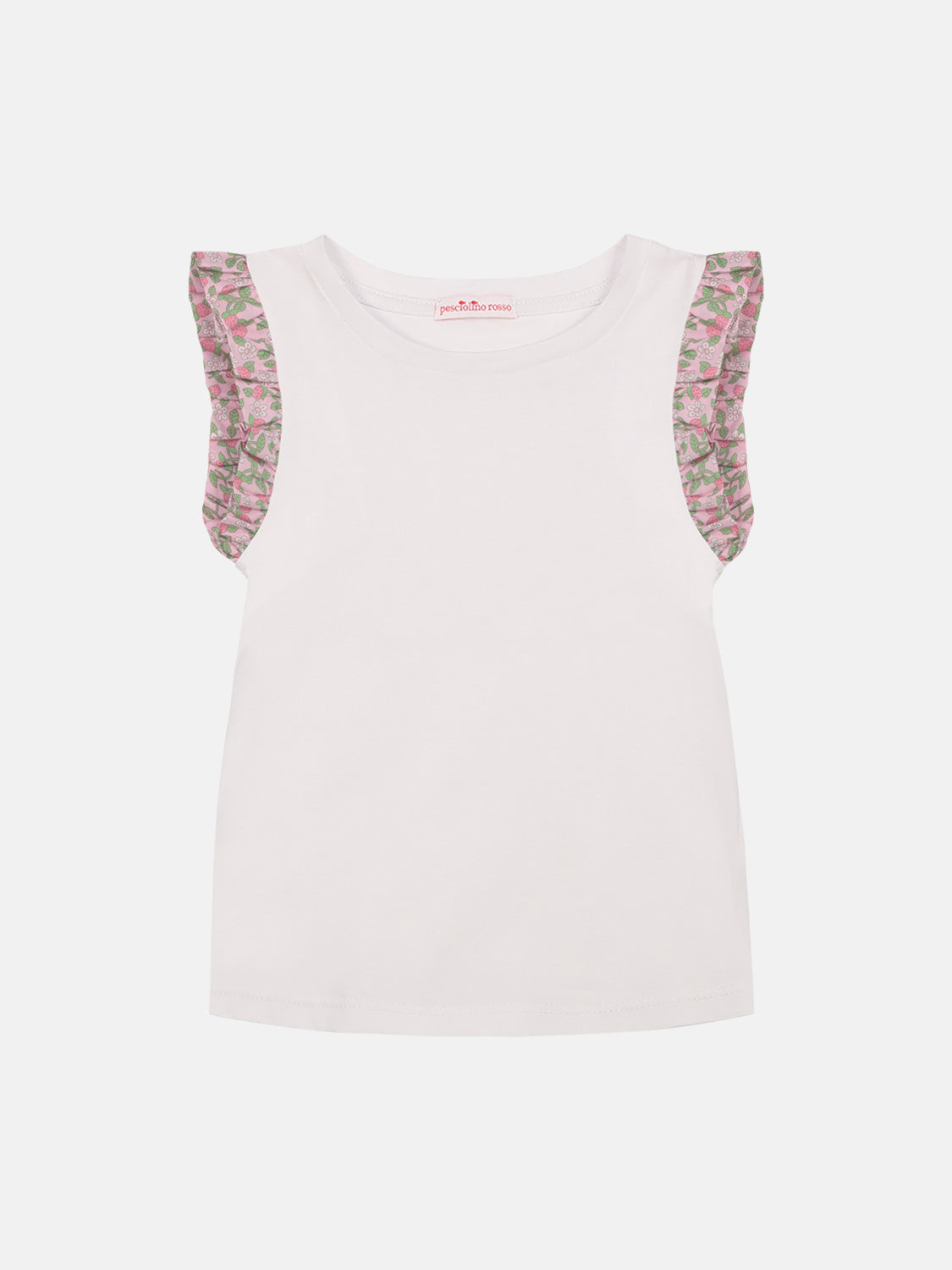 T-shirt Manica rouche Liberty New Fragoline